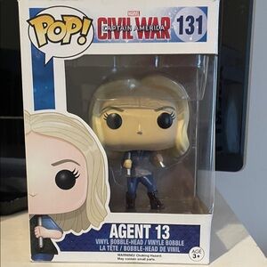 Funko Pop! Agent 13 with Blonde Hair and Blue Outfit